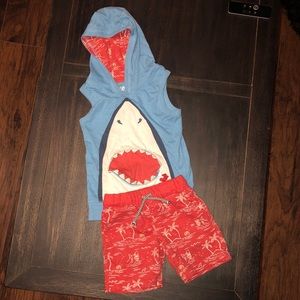 A cute summer shark outfit